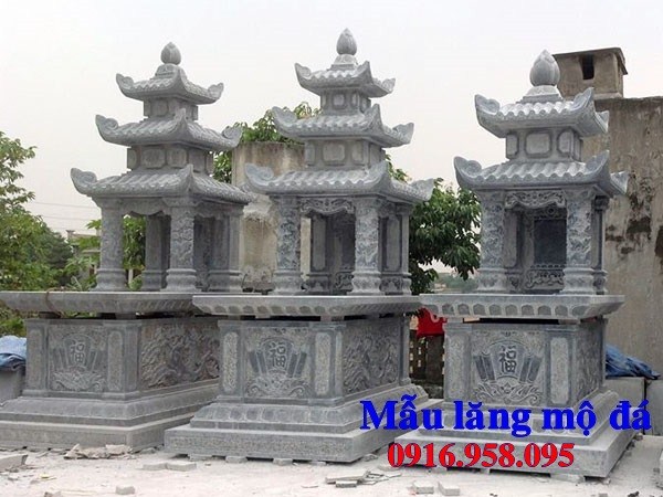 63 Mẫu mộ ba mái bằng đá đẹp bán tại Thừa Thiên Huế