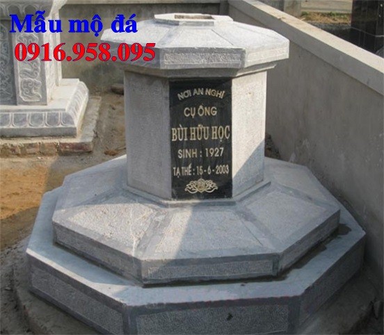 63 Mẫu mộ lục lăng bát giác bằng đá thiết kế đẹp bán tại Thừa Thiên Huế
