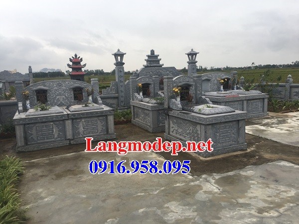 63 Mẫu mộ đôi gia đình bằng đá tự nhiên nguyên khối đẹp bán tại Thừa Thiên Huế