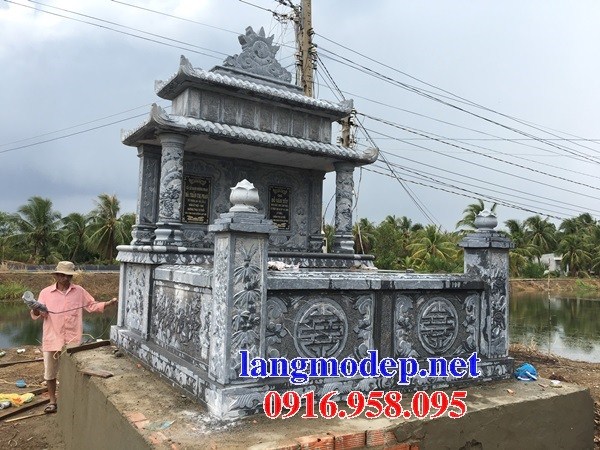 63 Mẫu mộ đôi gia đình bằng đá xanh Thanh Hóa đẹp bán tại Thừa Thiên Huế