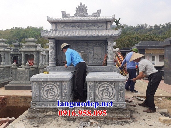 63 Mẫu mộ đôi gia đình bằng đá đẹp bán tại Thừa Thiên Huế