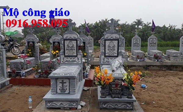 63 Mẫu mộ đạo thiên chúa công giáo bằng đá thiết kế đơn giản đẹp bán tại Thừa Thiên Huế