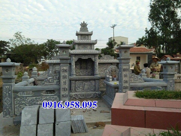 72 Mẫu khu lăng mộ nghĩa trang gia đình dòng họ bằng đá tự nhiên nguyên khối đẹp bán tại Trà Vinh