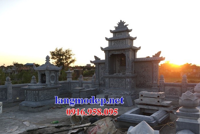 72 Mẫu khu lăng mộ nghĩa trang gia đình dòng họ bằng đá đẹp bán tại Trà Vinh