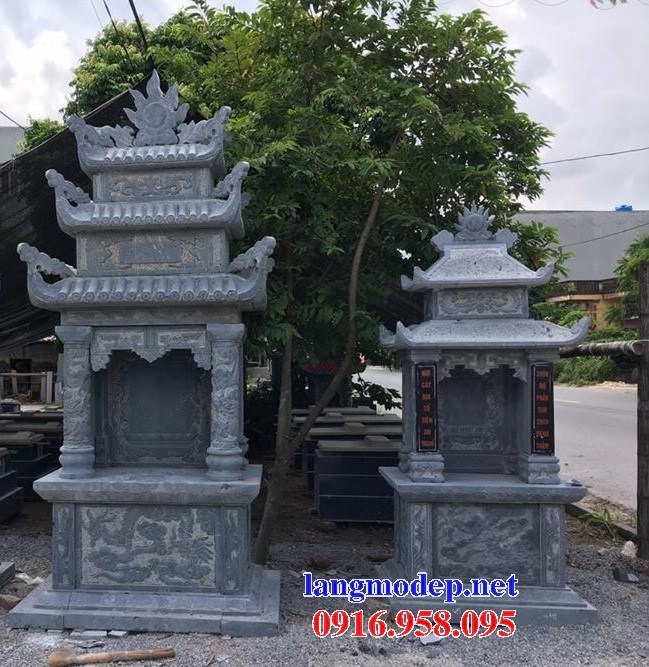 72 Mẫu lăng thờ chung khu lăng mộ gia đình dòng họ bằng đá đẹp bán tại Trà Vinh