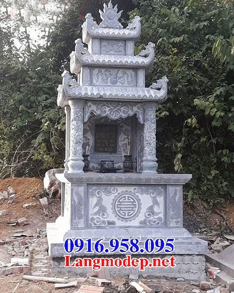 72 Mẫu mộ ba mái bằng đá thiết kế hiện đại đẹp bán tại Trà Vinh