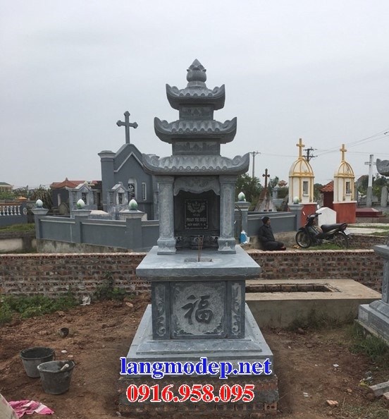 72 Mẫu mộ ba mái bằng đá đẹp bán tại Trà Vinh