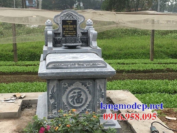 72 Mẫu mộ không mái bằng đá mỹ nghệ Ninh Bình đẹp bán tại Trà Vinh