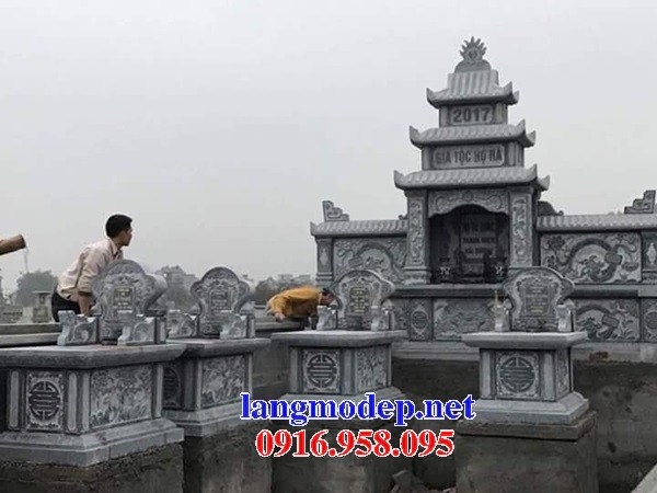 72 Mẫu mộ không mái bằng đá thiết kế đơn giản đẹp bán tại Trà Vinh