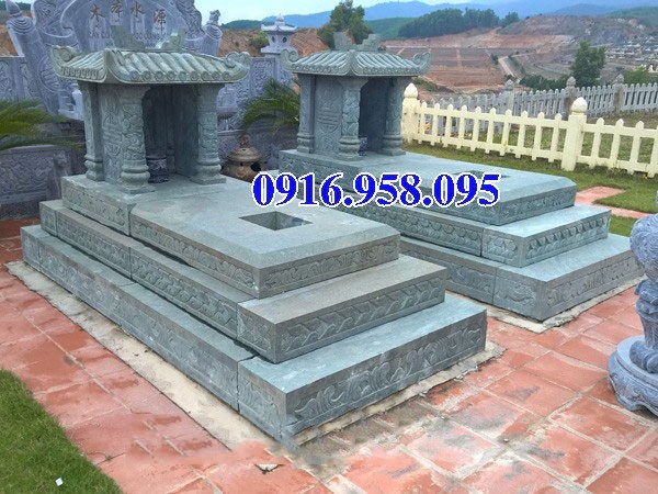 72 Mẫu mộ một mái bằng đá thiết kế đơn giản đẹp bán tại Trà Vinh