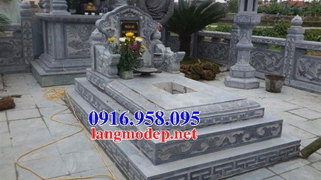 72 Mẫu mộ tam cấp bằng đá tự nhiên nguyên khối đẹp bán tại Trà Vinh