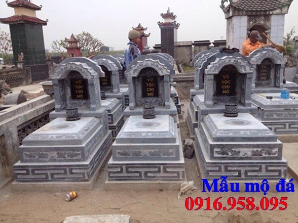 72 Mẫu mộ tam cấp bằng đá xanh Thanh Hóa đẹp bán tại Trà Vinh