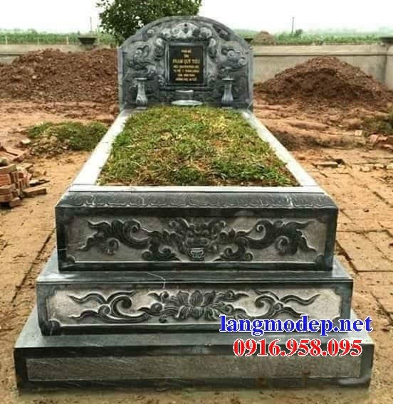 72 Mẫu mộ tam cấp bằng đá xanh rêu đẹp bán tại Trà Vinh