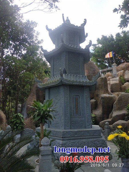 72 Mẫu mộ tháp bằng đá thiết kế đẹp bán tại Trà Vinh