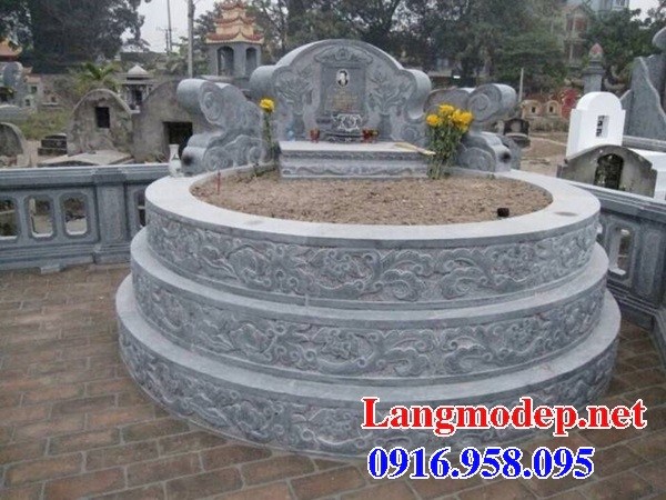 72 Mẫu mộ tròn cất để tro cốt hỏa táng bằng đá đẹp bán tại Trà Vinh