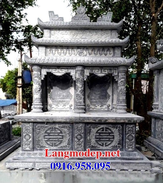 72 Mẫu mộ đôi gia đình bằng đá thiết kế đẹp bán tại Trà Vinh