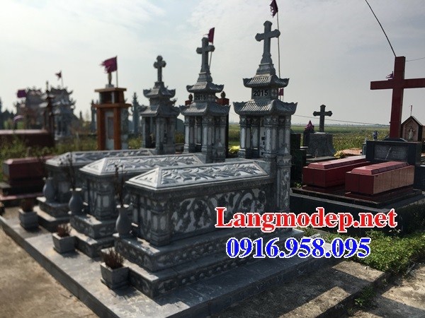 72 Mẫu mộ đạo thiên chúa công giáo bằng đá chạm khắc hoa văn đẹp bán tại Trà Vinh