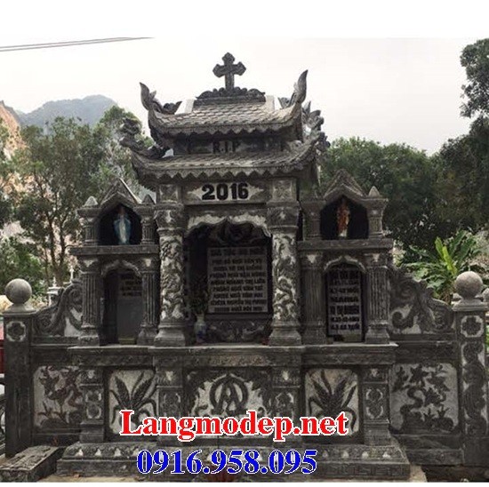 72 Mẫu mộ đạo thiên chúa công giáo bằng đá tự nhiên cao cấp đẹp bán tại Trà Vinh