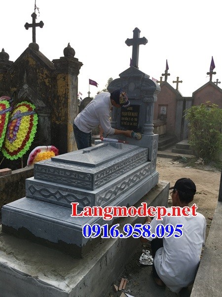 72 Mẫu mộ đạo thiên chúa công giáo bằng đá đẹp bán tại Trà Vinh