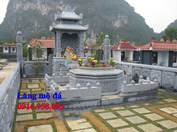 84 Mẫu khu lăng mộ nghĩa trang gia đình dòng họ bằng đá thiết kế đẹp bán tại Cà Mau