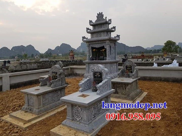 84 Mẫu khu lăng mộ nghĩa trang gia đình dòng họ bằng đá tự nhiên nguyên khối đẹp bán tại Cà Mau