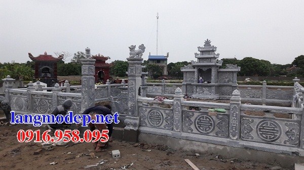 84 Mẫu khu lăng mộ nghĩa trang gia đình dòng họ bằng đá đẹp bán tại Cà Mau