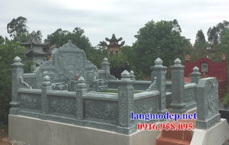 84 Mẫu khu lăng mộ đá xanh rêu đẹp bán tại Cà Mau