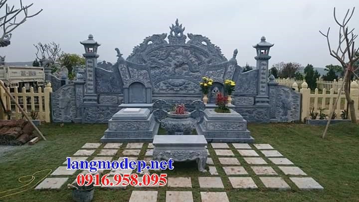 84 Mẫu lăng thờ chung khu lăng mộ gia đình dòng họ bằng đá thiết kế hiện đại đẹp bán tại Cà Mau