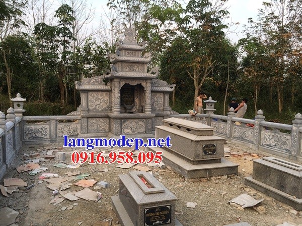 84 Mẫu lăng thờ chung khu lăng mộ gia đình dòng họ bằng đá đẹp bán tại Cà Mau