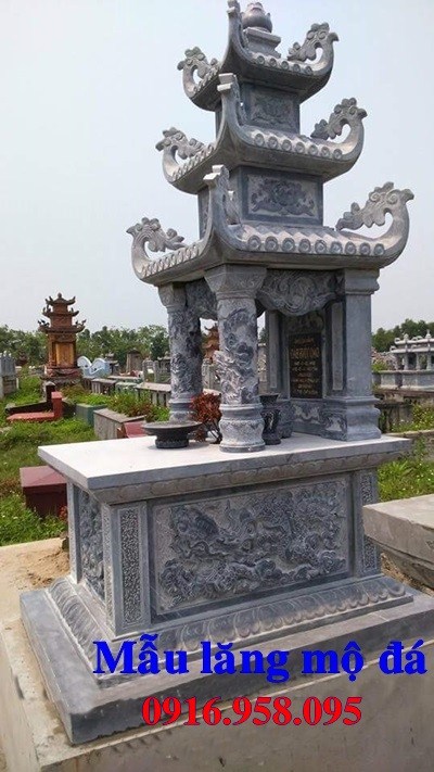 84 Mẫu mộ ba mái bằng đá đẹp bán tại Cà Mau