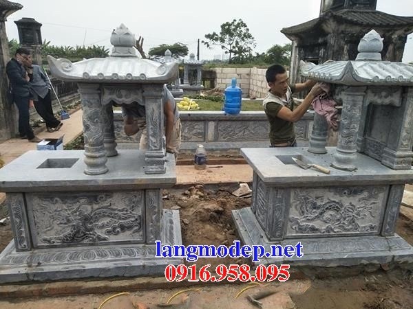 84 Mẫu mộ một mái bằng đá thiết kế đẹp bán tại Cà Mau