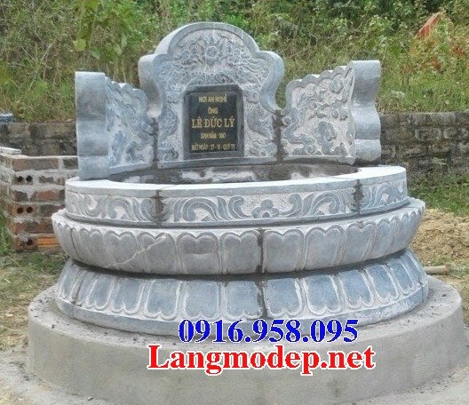 84 Mẫu mộ tròn bằng đá thiết kế đẹp bán tại Cà Mau