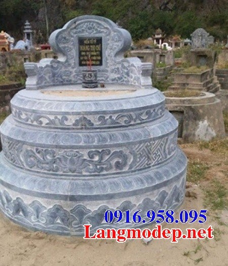 84 Mẫu mộ tròn bằng đá xanh Thanh Hóa đẹp bán tại Cà Mau