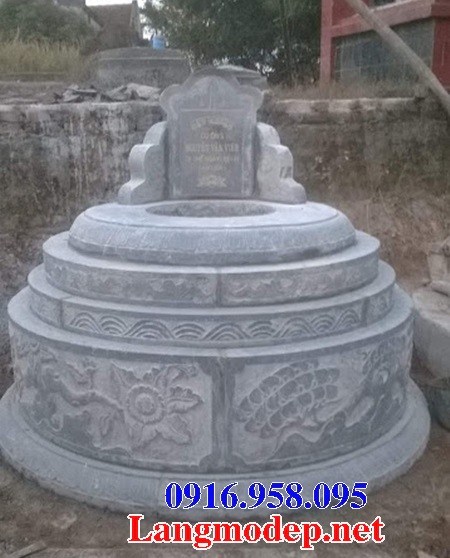 84 Mẫu mộ tròn cất để tro cốt hỏa táng bằng đá đẹp bán tại Cà Mau