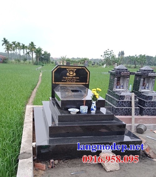 84 Mẫu mộ đá hoa cương tự nhiên đẹp bán tại Cà Mau