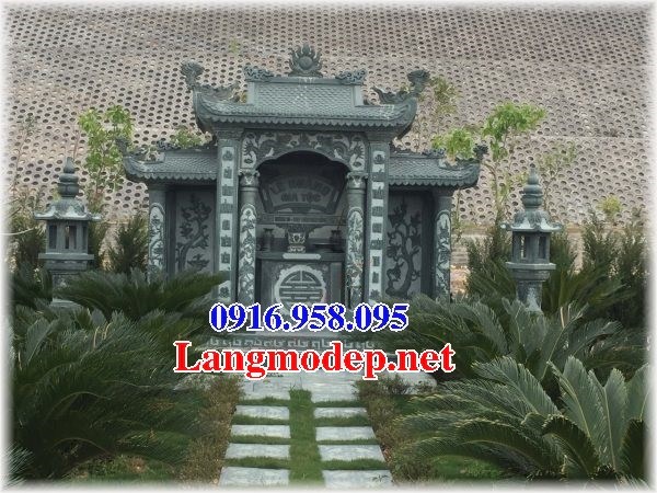 84 Mẫu mộ đá xanh rêu thiết kế hiện đại đẹp bán tại Cà Mau