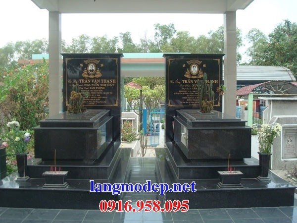 84 Mẫu mộ đôi bằng đá kim sa Ấn Độ cao cấp đẹp bán tại Cà Mau