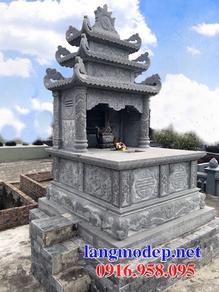 84 Mẫu mộ đôi gia đình bằng đá mỹ nghệ Ninh Bình đẹp bán tại Cà Mau
