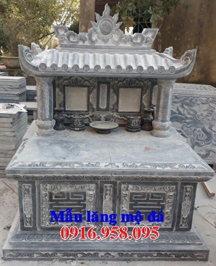 84 Mẫu mộ đôi gia đình bằng đá thiết kế đơn giản đẹp bán tại Cà Mau