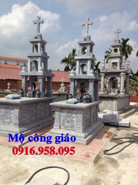 84 Mẫu mộ đạo thiên chúa công giáo bằng đá thiết kế hiện đại đẹp bán tại Cà Mau