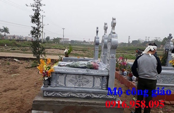 84 Mẫu mộ đạo thiên chúa công giáo bằng đá thiết kế đẹp bán tại Cà Mau
