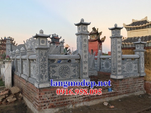 94 Mẫu cổng khu lăng mộ nghĩa trang gia đình dòng họ bằng đá thiết kế hiện đại đẹp bán tại Cao Bằng