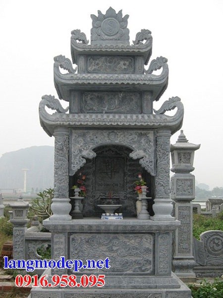 94 Mẫu củng kỳ đài thờ chung khu lăng mộ gia đình dòng họ bằng đá đẹp bán tại Cao Bằng