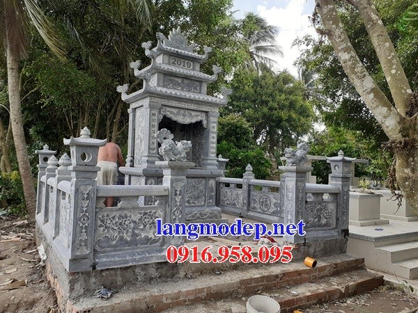 94 Mẫu khu lăng mộ nghĩa trang gia đình dòng họ bằng đá đẹp bán tại Cao Bằng