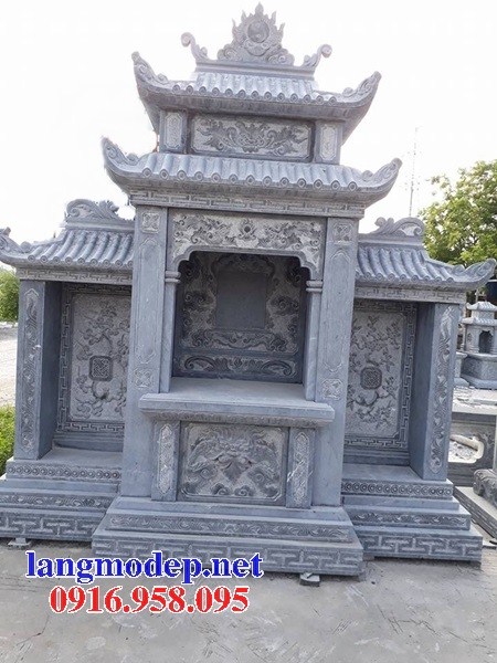 94 Mẫu miếu thờ chung khu lăng mộ gia đình dòng họ bằng đá mỹ nghệ Ninh Bình đẹp bán tại Cao Bằng