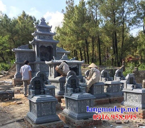 95 Mẫu khu lăng mộ nghĩa trang gia đình dòng họ bằng đá thiết kế đẹp bán tại Cần Thơ