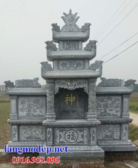 95 Mẫu lăng thờ chung khu lăng mộ gia đình dòng họ bằng đá chạm khắc hoa văn đẹp bán tại Cần Thơ