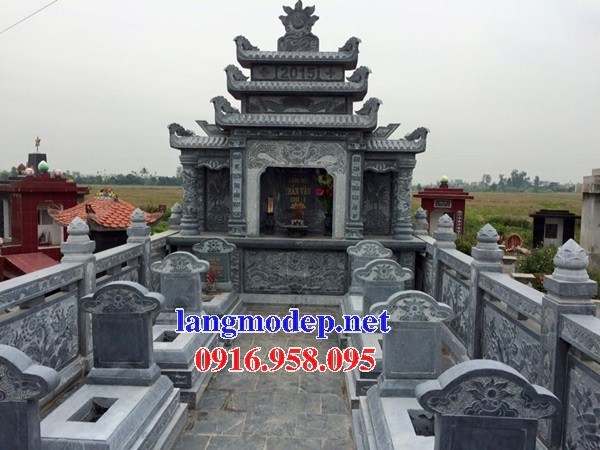 95 Mẫu lăng thờ chung khu lăng mộ gia đình dòng họ bằng đá thiết kế hiện đại đẹp bán tại Cần Thơ