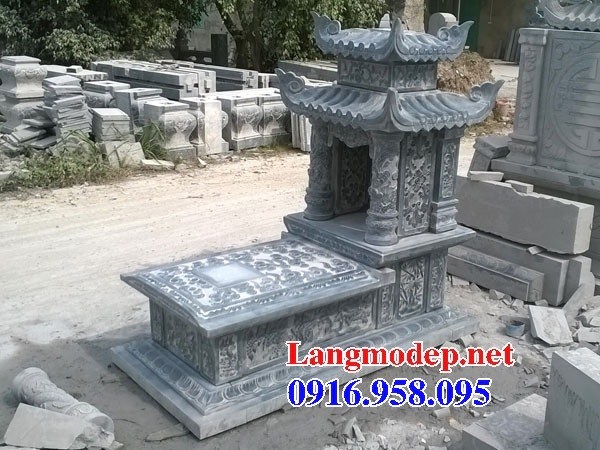 95 Mẫu mộ hai mái bằng đá thiết kế hiện đại đẹp bán tại Cần Thơ