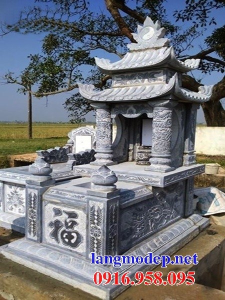 95 Mẫu mộ hai mái bằng đá thiết kế đẹp bán tại Cần Thơ